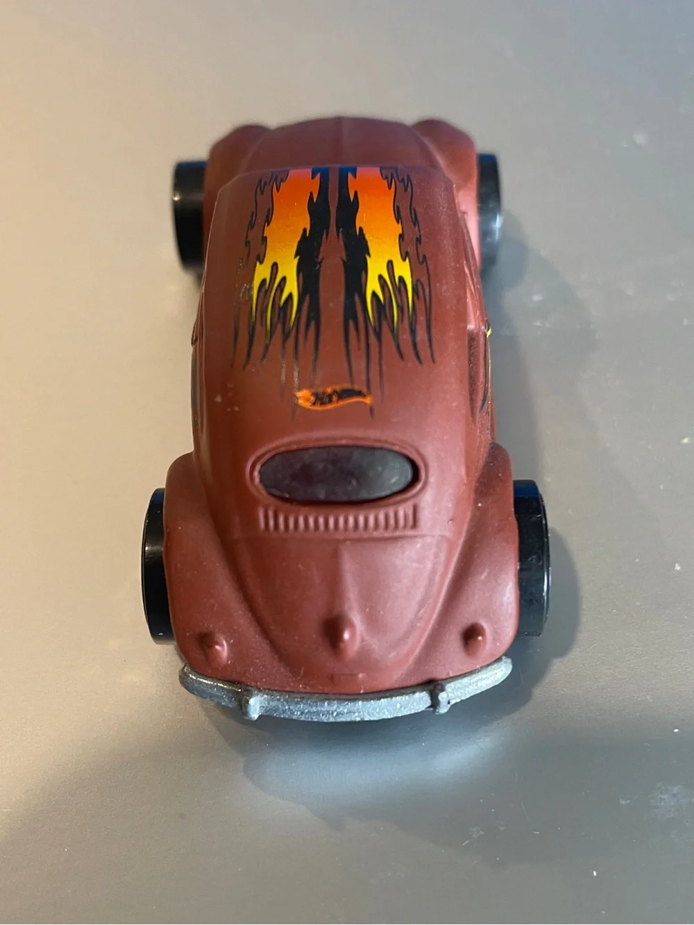 Hot Wheels CUSTOM  Brown VW Bug Volkswagen Beetle 1988